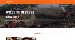 Desktop Screenshot of crosssawmill.com